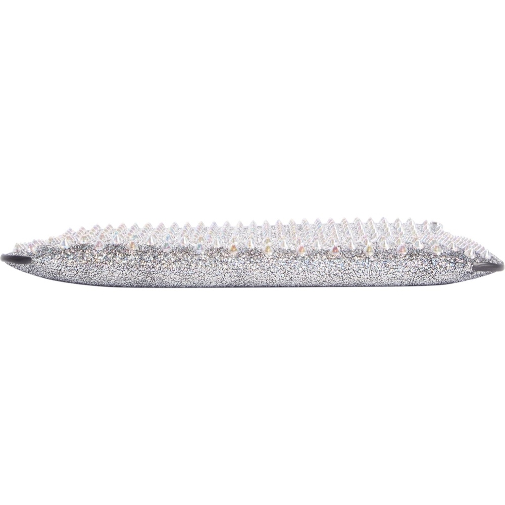 New Authentic CHRISTIAN LOUBOUTIN Loubiclutch Metallic Clutch - Picture 5 of 8